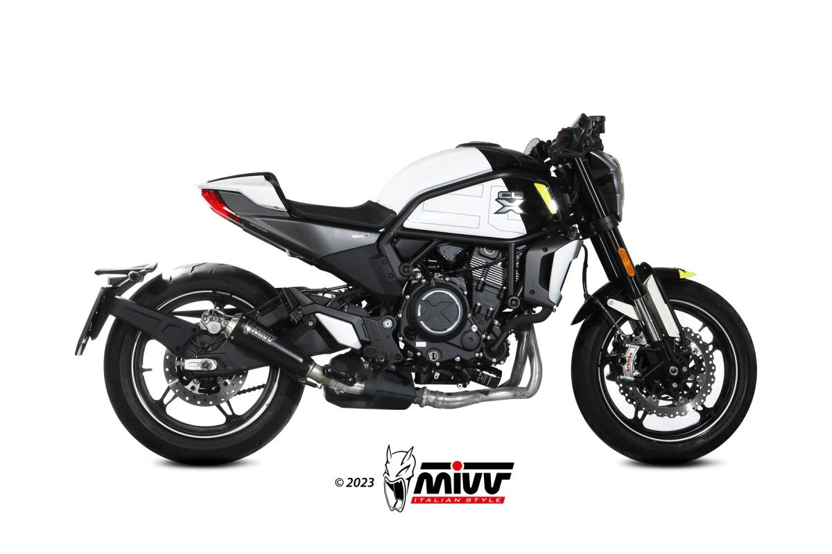 MIVV Slip-on CF moto 700 CL-X 23- X-M1 steel black