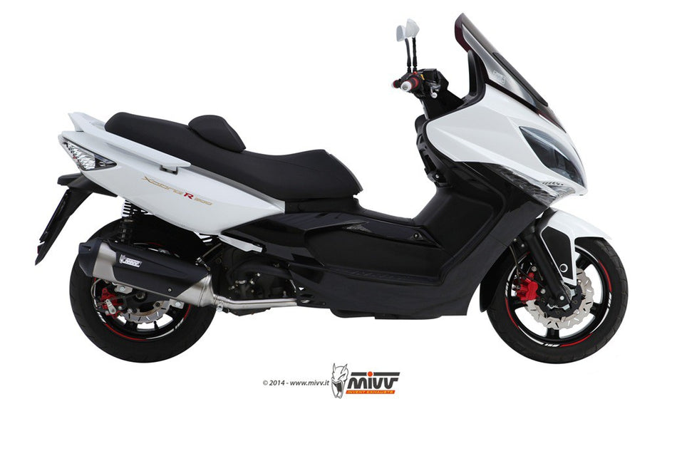 MIVV urban kymco xciting 500 05-14 Kmpl. 1/1 inox