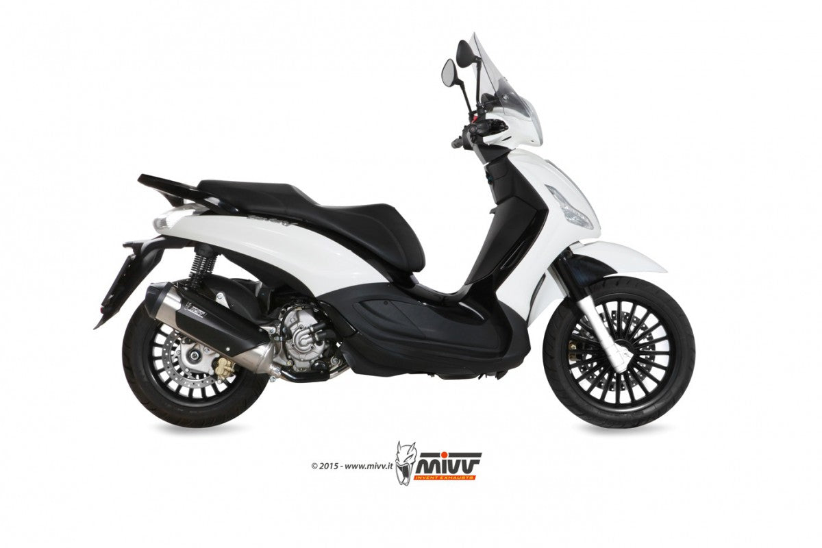 MIVV urban piaggio beverly 125 14- Kmpl. 1/1 inox