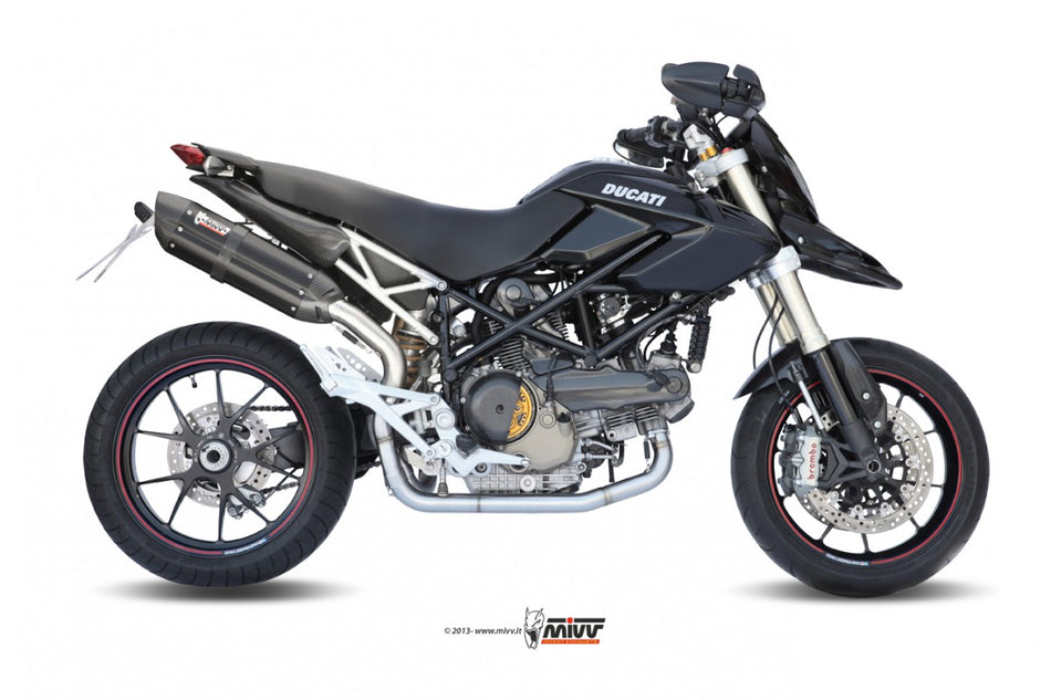 MIVV Ducati hypermotard 1100 07- suono steel black