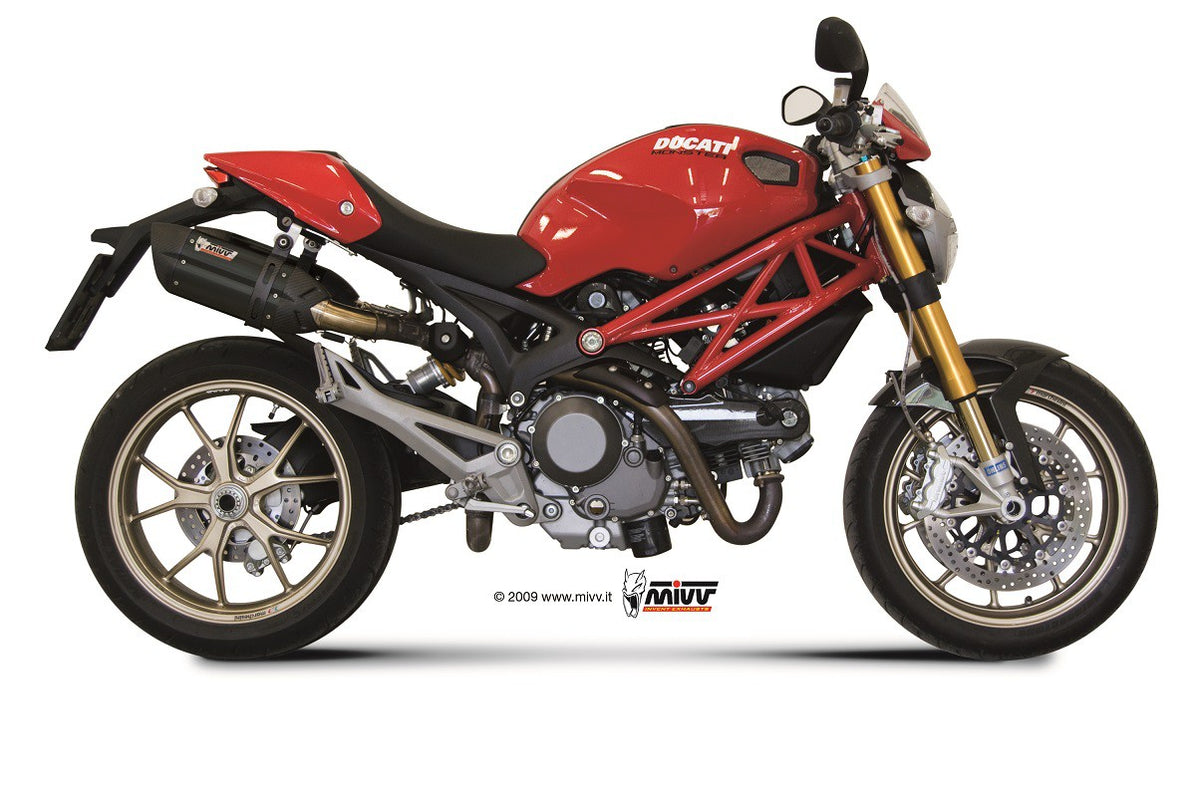 MIVV Ducati monster 795/796/1100 10- suono steel black