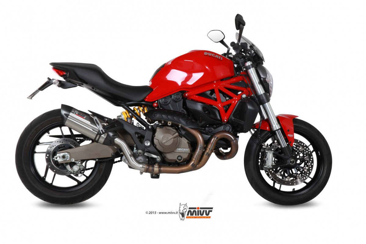 Slip-on Mivv ducati monster 821 (15-) suono inox (C)