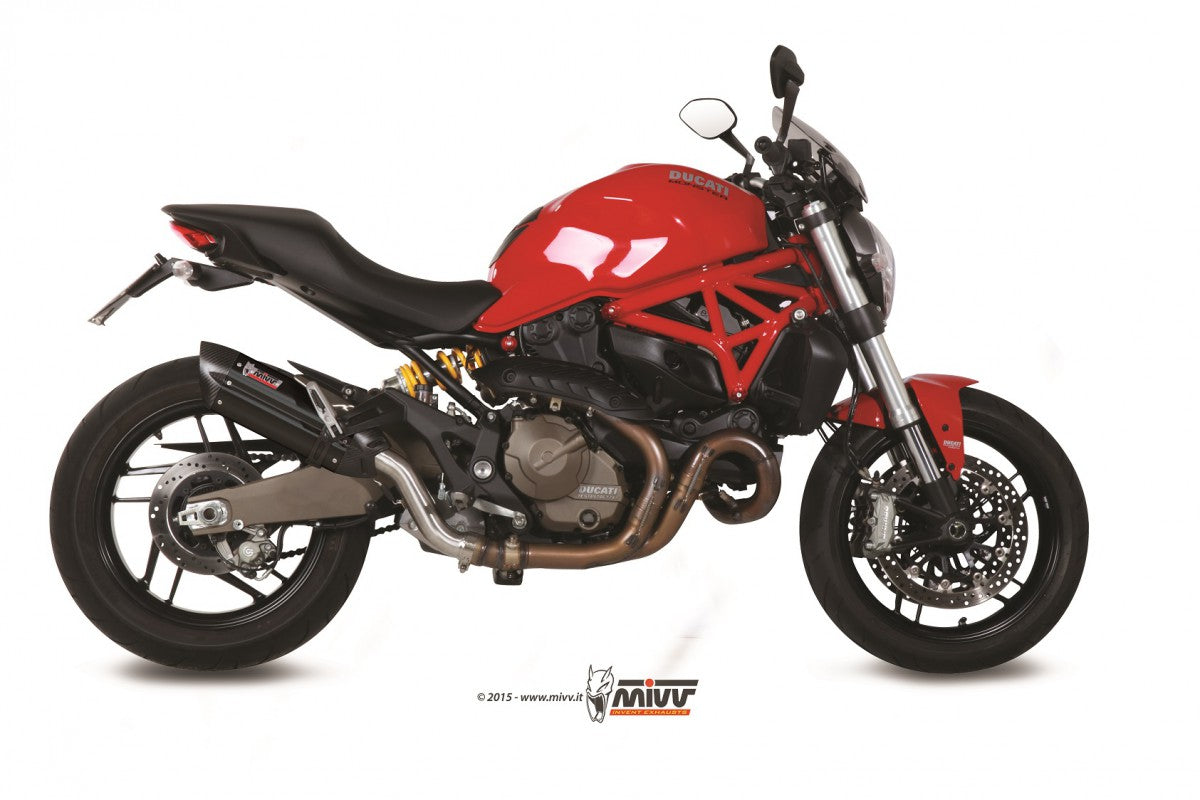 Slip-on Mivv ducati monster 821 (15-) suono steel black
