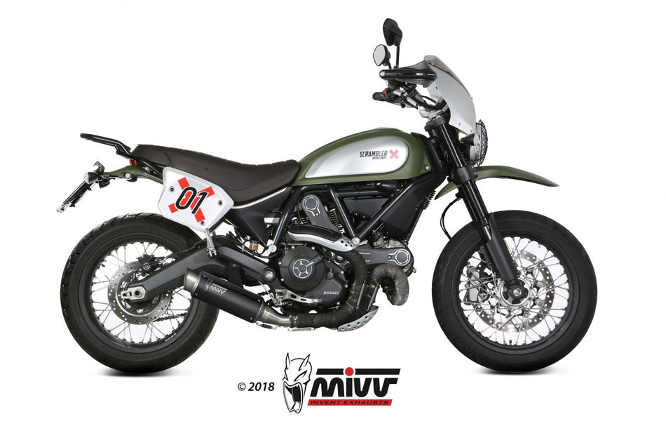 MIVV Ducati scrambler 800 (15-20) GP PRO inox black