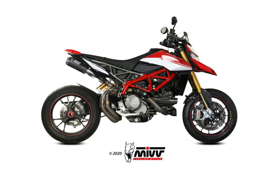 Slip-on Mivv hypermotard 950 19-20 MK3 carbon