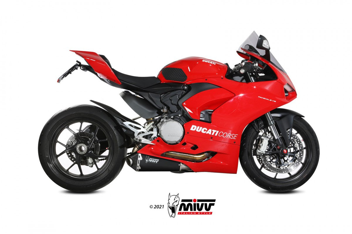 Slip-on Mivv ducati Panigale/Streetfighter V2 20- delta race steel black