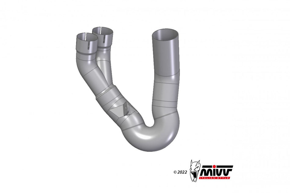 No-Kat Pipe Mivv hypermotard 950 21-