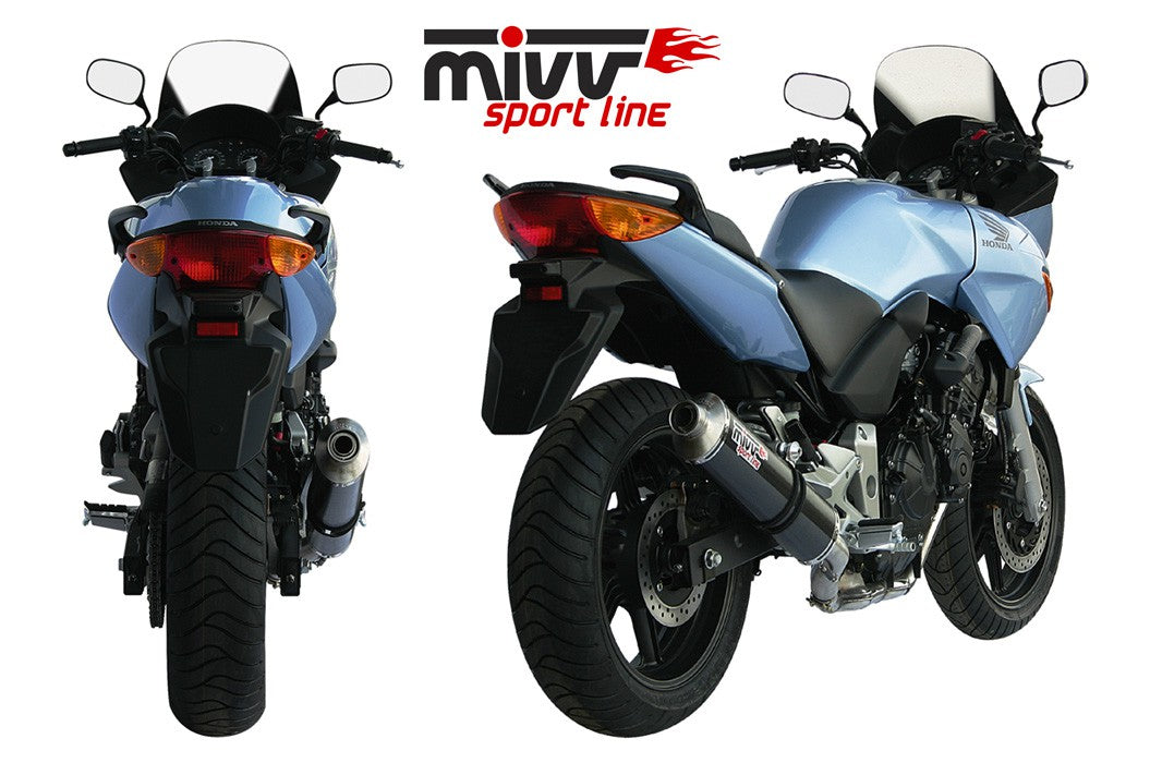 MIVV Honda CBF 600 04-10 oval carbon