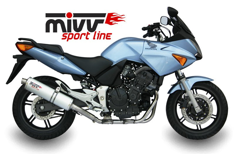 MIVV Honda CBF 600 04-10 oval inox