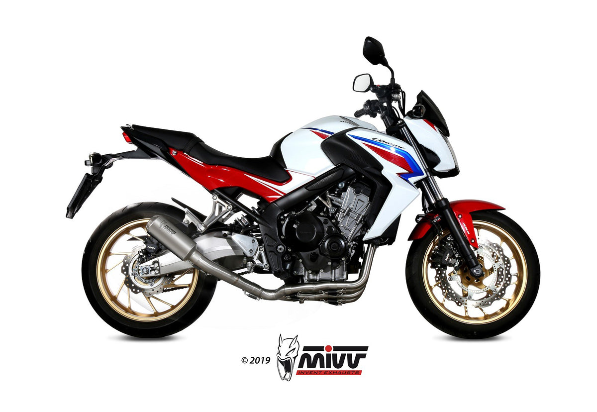 Eksosanlegg Mivv CB650F 14- Kompl 4x2x1 MK3 Inox