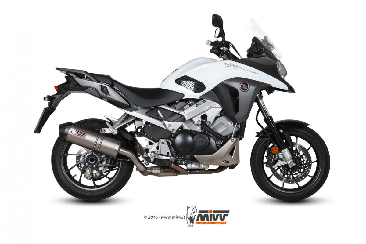 MIVV Honda 800 crossrunner (15-) oval titan (C)