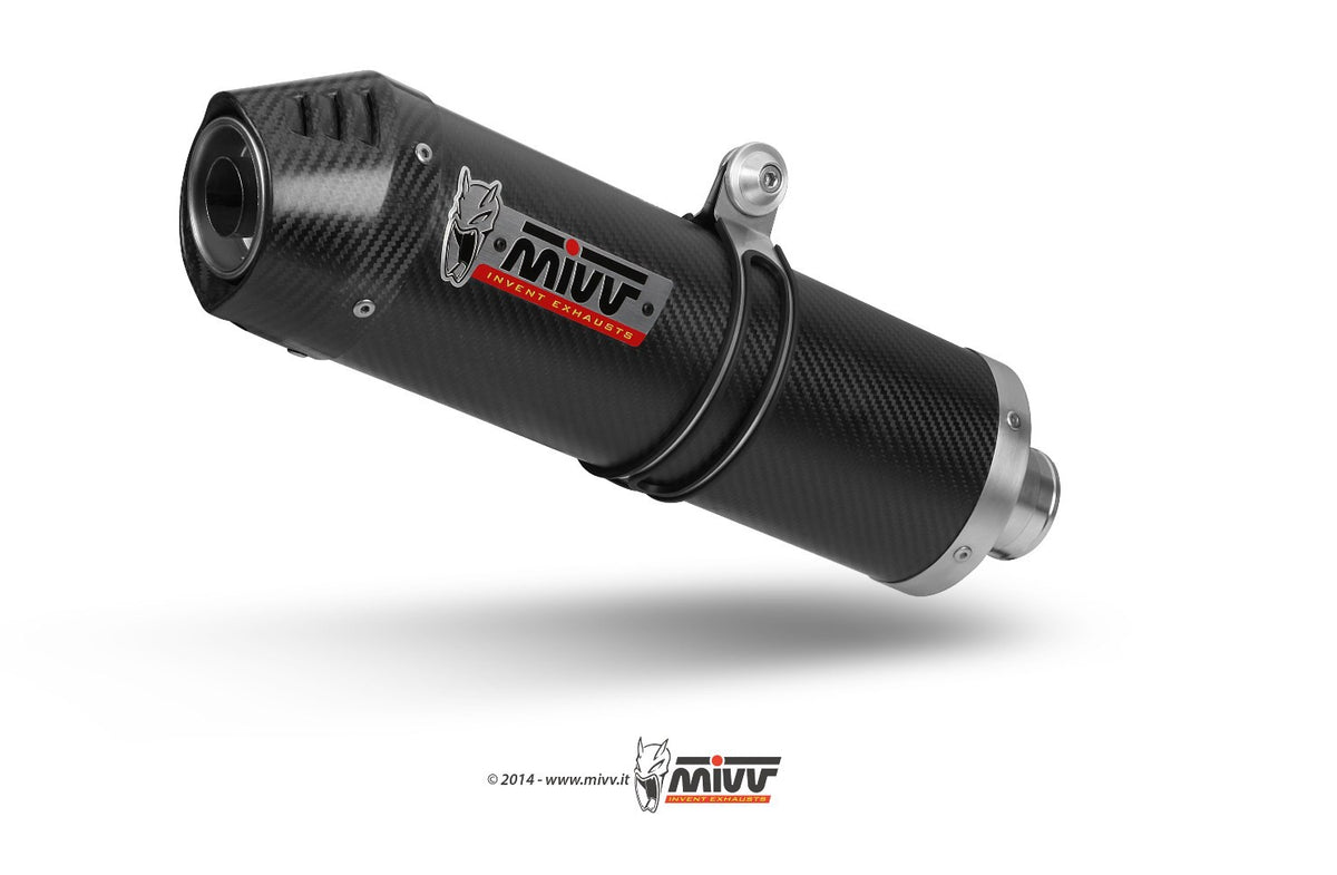 MIVV Slip-on honda CB 500 X 16 oval carbon