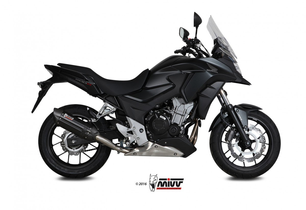 MIVV Slip-on honda CB 500 X 16 suono steel black