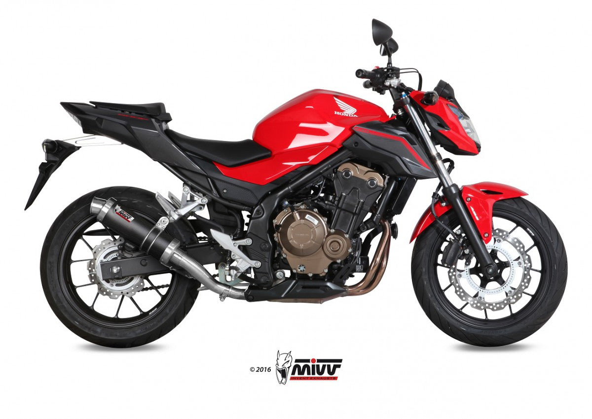 MIVV Slip-on honda CB 500 F (16-18) GP carbon
