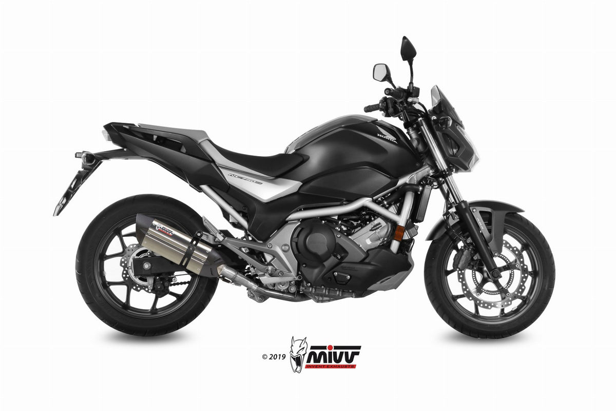 MIVV Slip-on honda NC 750 S/X (16-20) suono inox