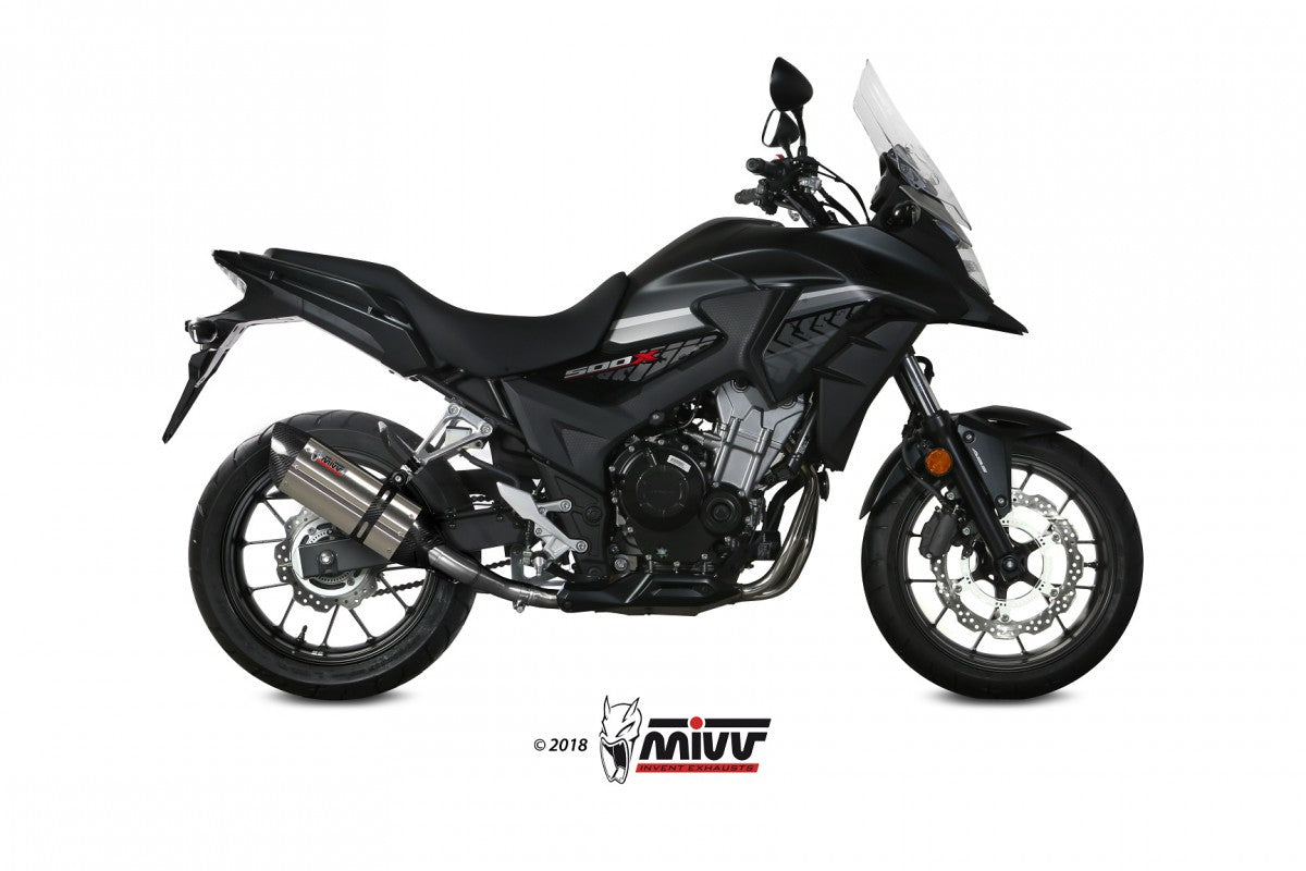 MIVV Slip-on honda CB 500 X 17-18 suono inox