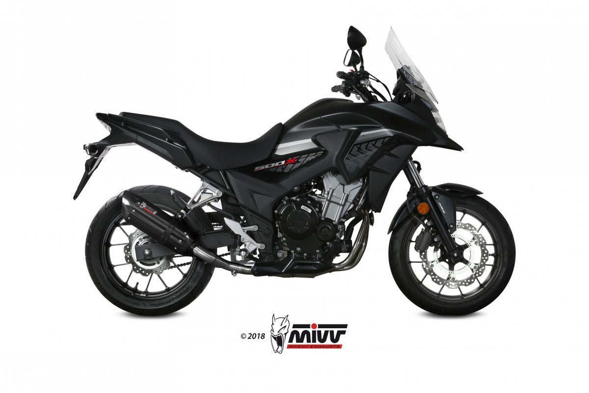 MIVV Slip-on honda CB 500 X 17-18 suono steel black