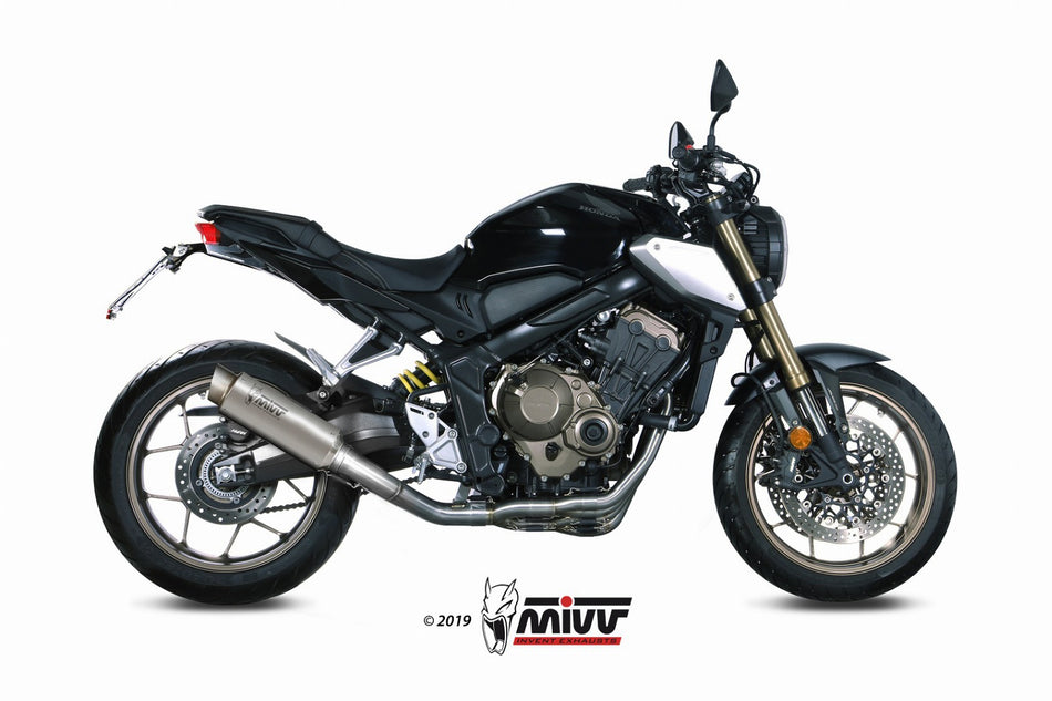 Eksosanlegg Mivv CBR650R/CB650R 19-23 Kompl 4x2x1 GP Pro Titan