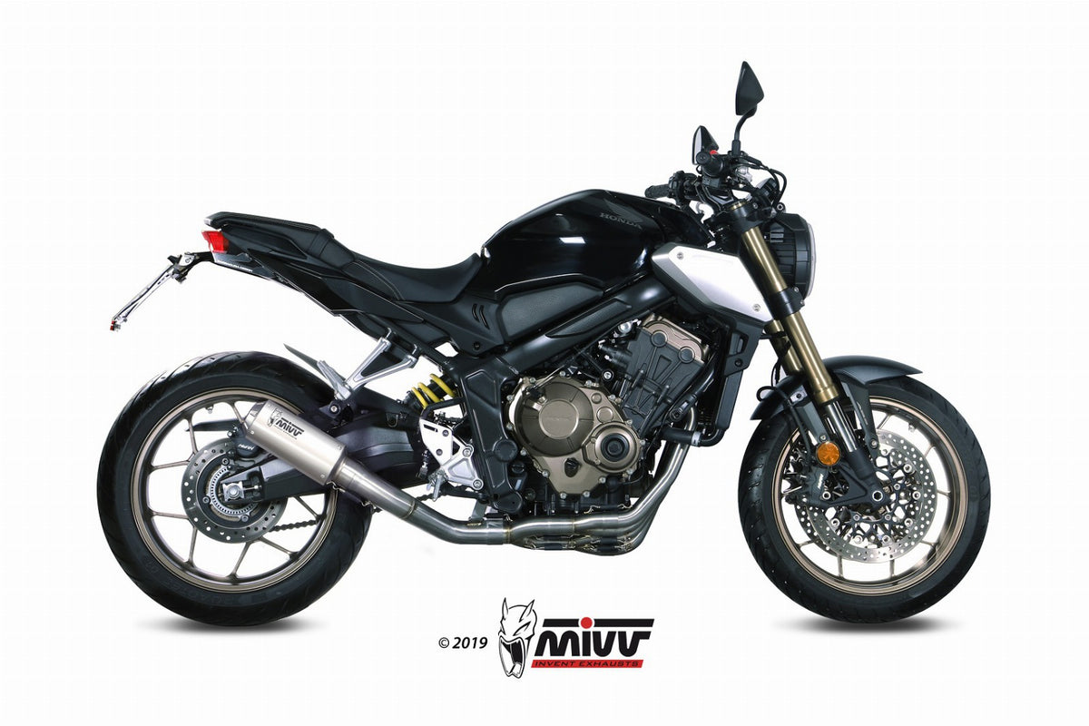 Eksosanlegg Mivv CBR650R/CB650R 19-23 Kompl 4x2x1 MK3 Inox