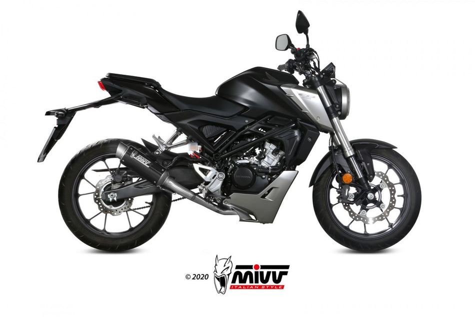 Eksosanlegg Mivv CB 125R 18-20 Kompl 1x1 GP PRO carbon