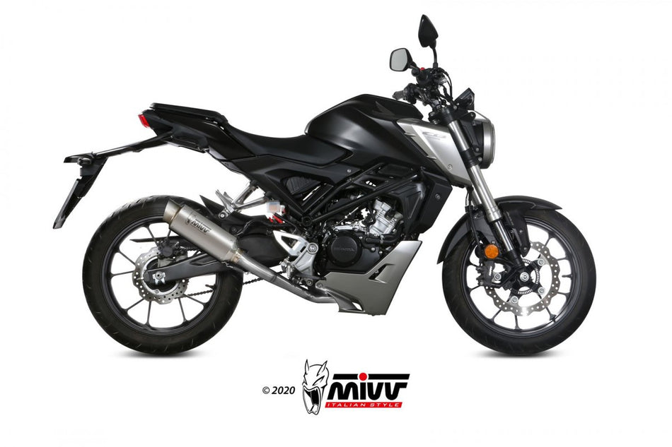Eksosanlegg Mivv CB 125R 18-20 Kompl 1x1 GP PRO titan