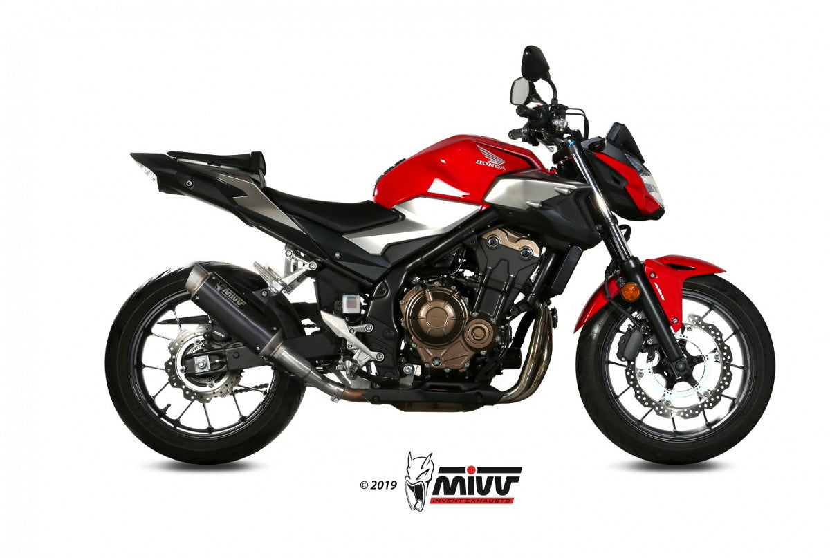 MIVV Slip-on honda CB 500 F 19- GP PRO steel black