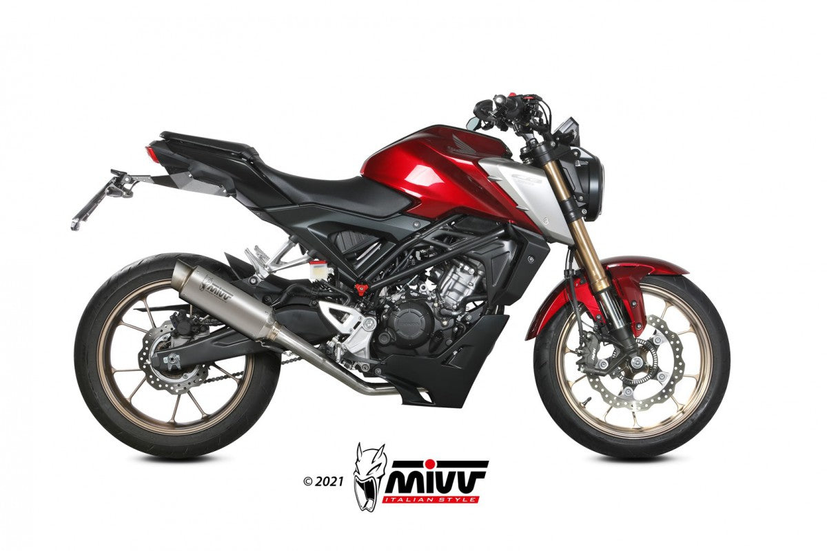 Eksosanlegg Mivv CB 125R 21-24 Kompl 1x1 GP PRO titan