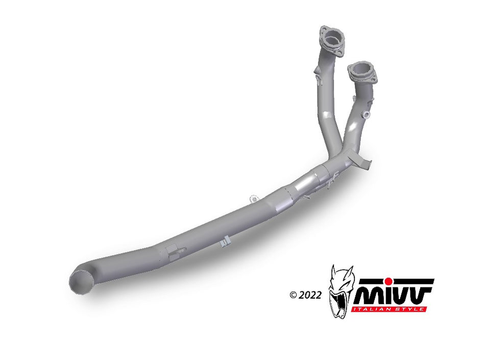 MIVV Honda CRF 1100L africa twin 20- Link-pipe No Kat