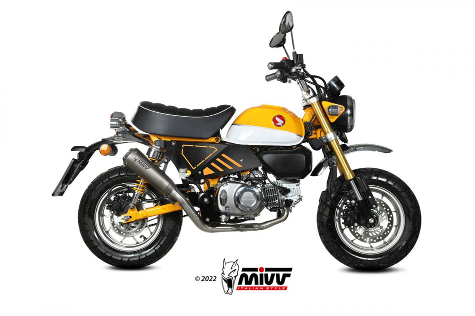 Eksosanlegg Mivv monkey 125 18- Kompl 1x1 X-M1 titan
