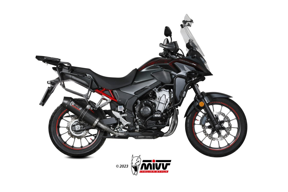 MIVV Slip-on honda CB 500 X 21- oval carbon