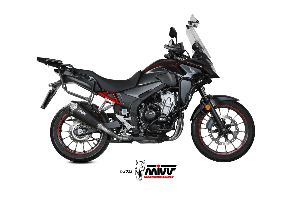 MIVV Slip-on honda CB 500 X 21- delta race steel black