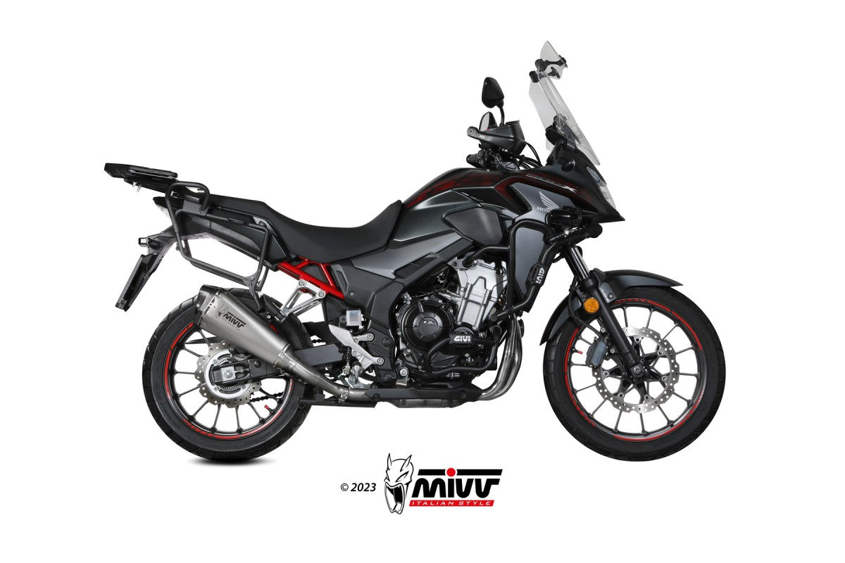 MIVV Slip-on honda CB 500 X 21- delta race inox