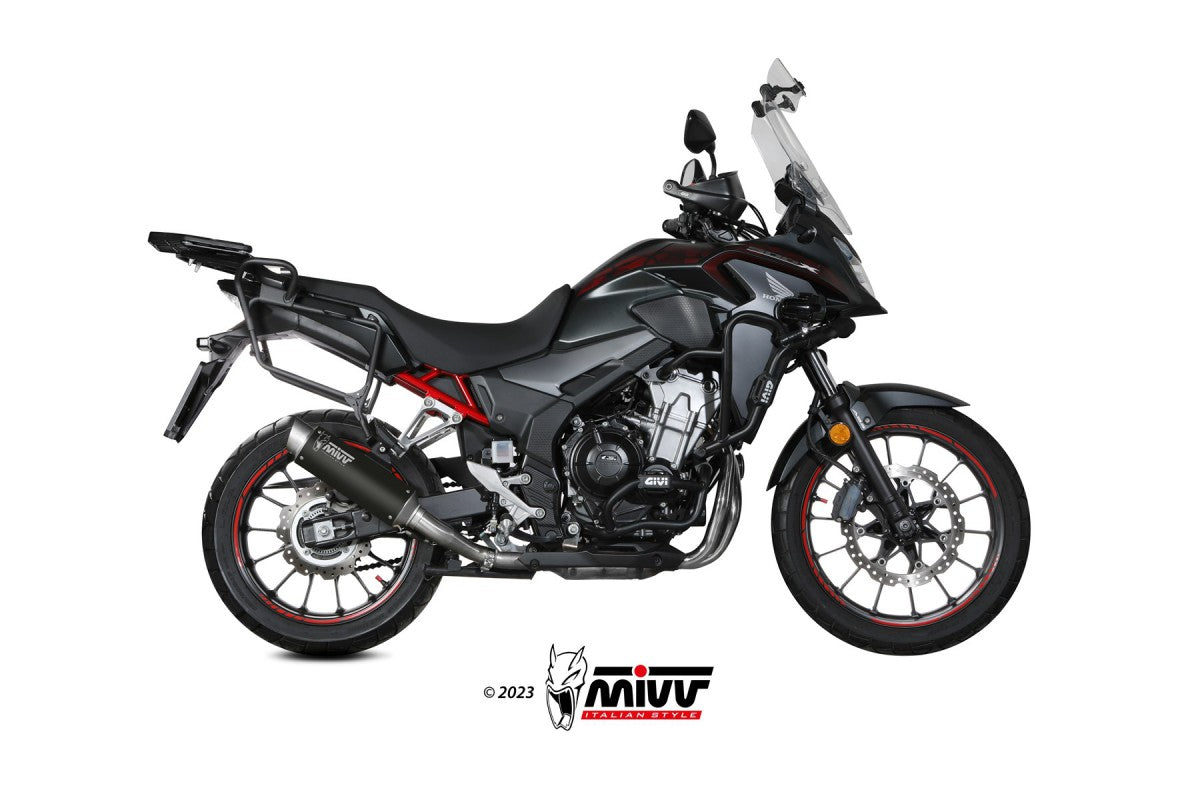 MIVV Slip-on honda CB 500 X 21- GP PRO steel black
