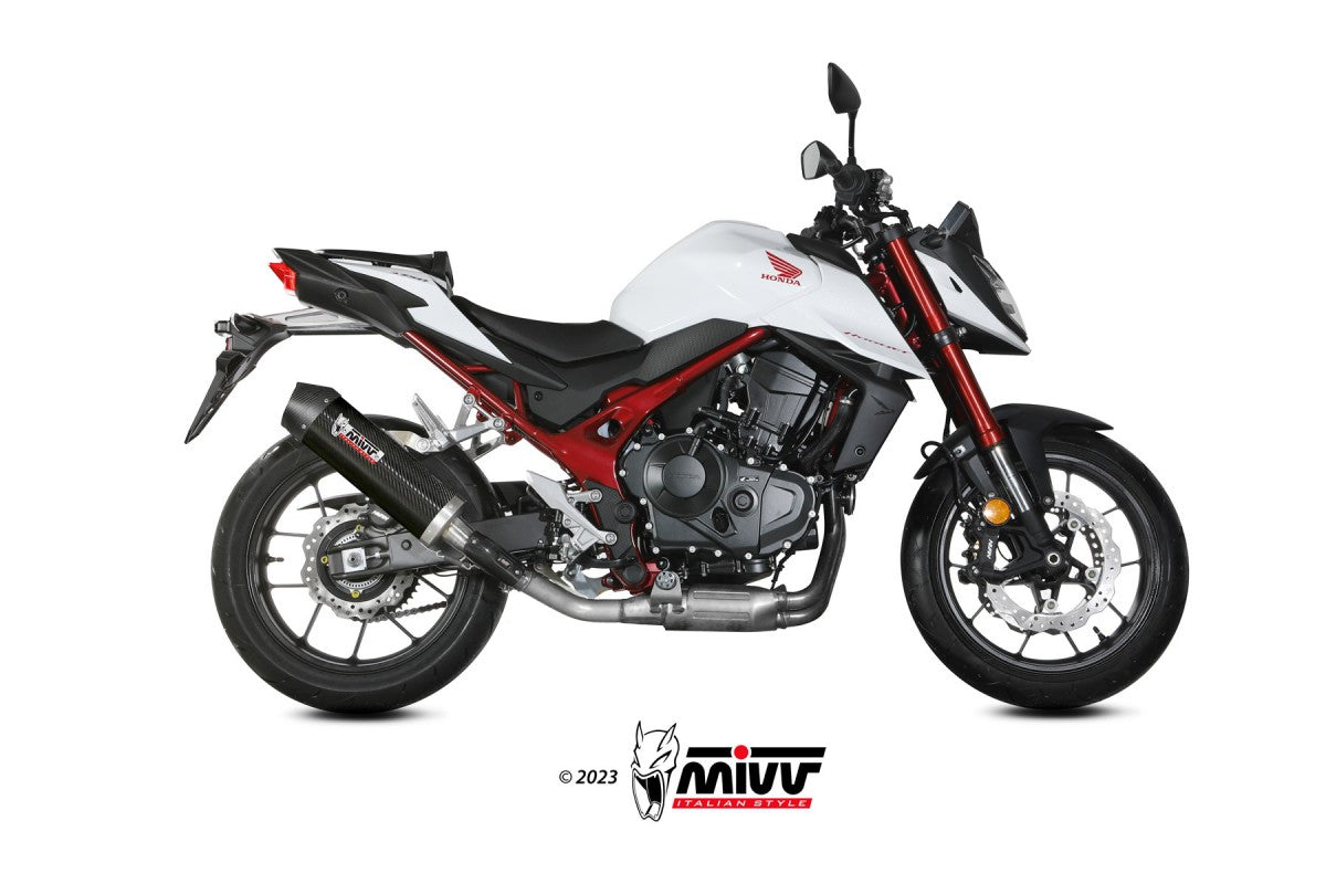 MIVV Slip-on honda CB 750 Hornet 23- oval carbon