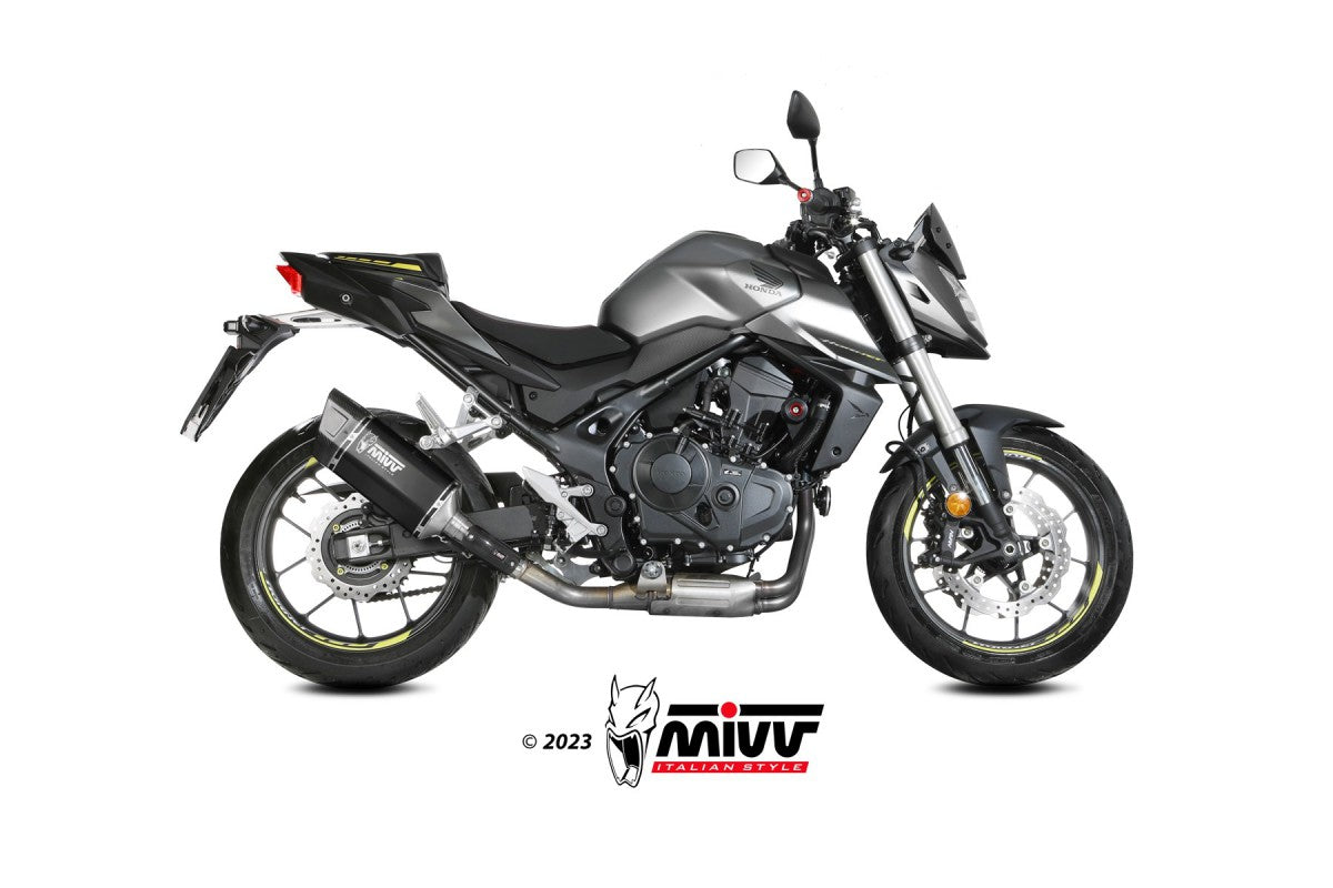 MIVV Slip-on honda CB 750 Hornet 23- SR-1 steel black