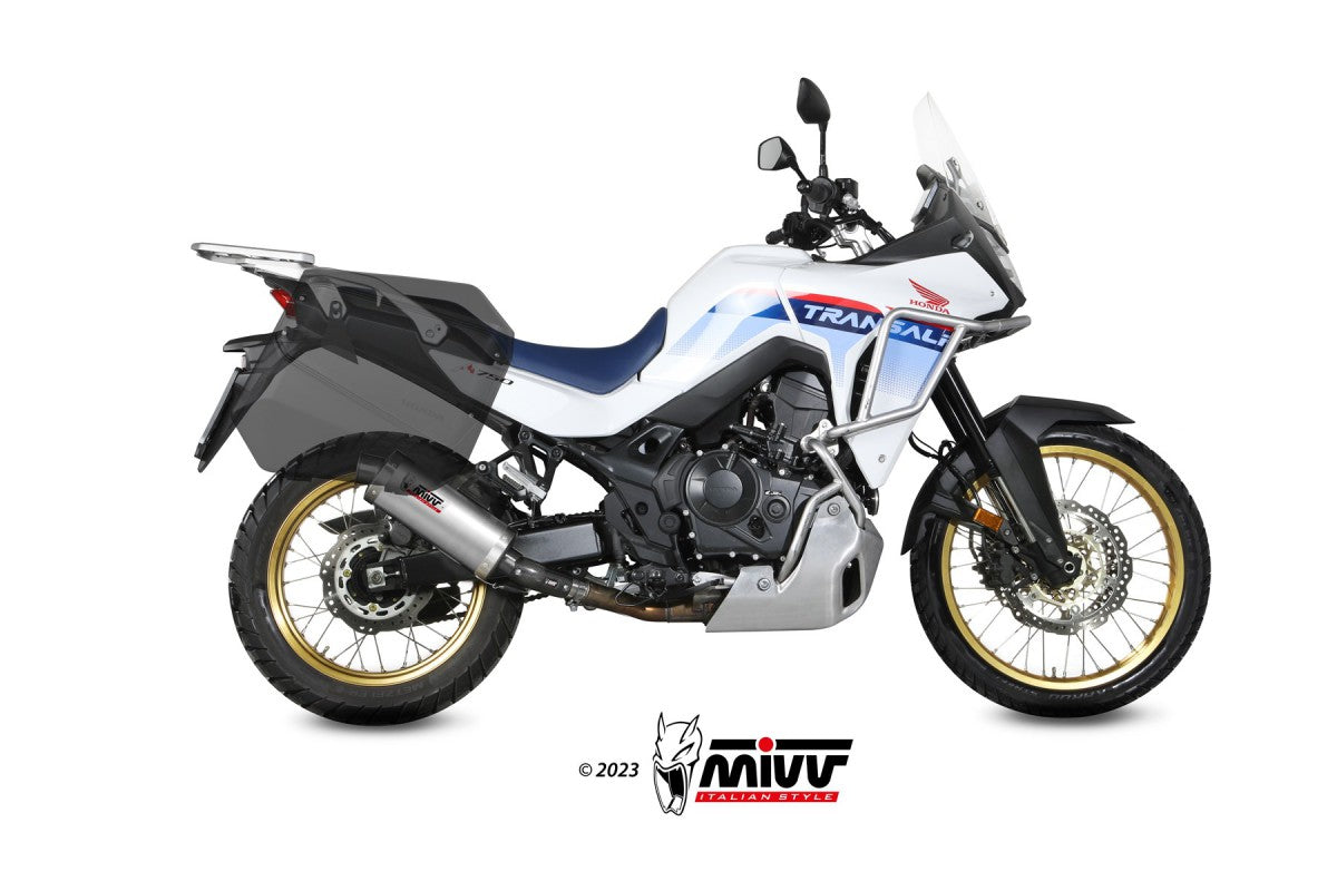 MIVV Slip-on honda XL 750 Transalp 23-24 oval inox