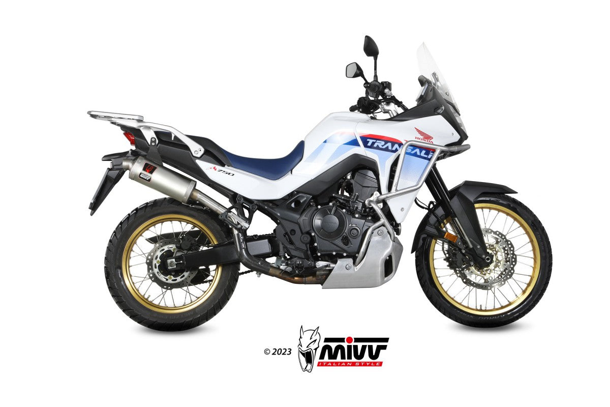 MIVV Slip-on honda XL 750 Transalp 23- dakar inox