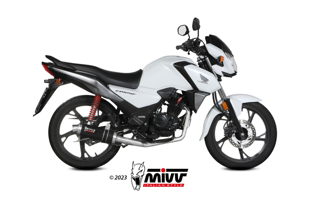 Eksosanlegg Mivv CB 125 F 23- Kompl 1x1 GP steel black