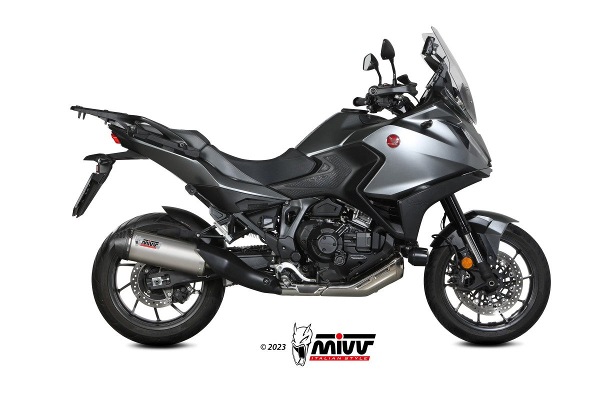 Slip-on Mivv Honda NT 1100 22- oval titan
