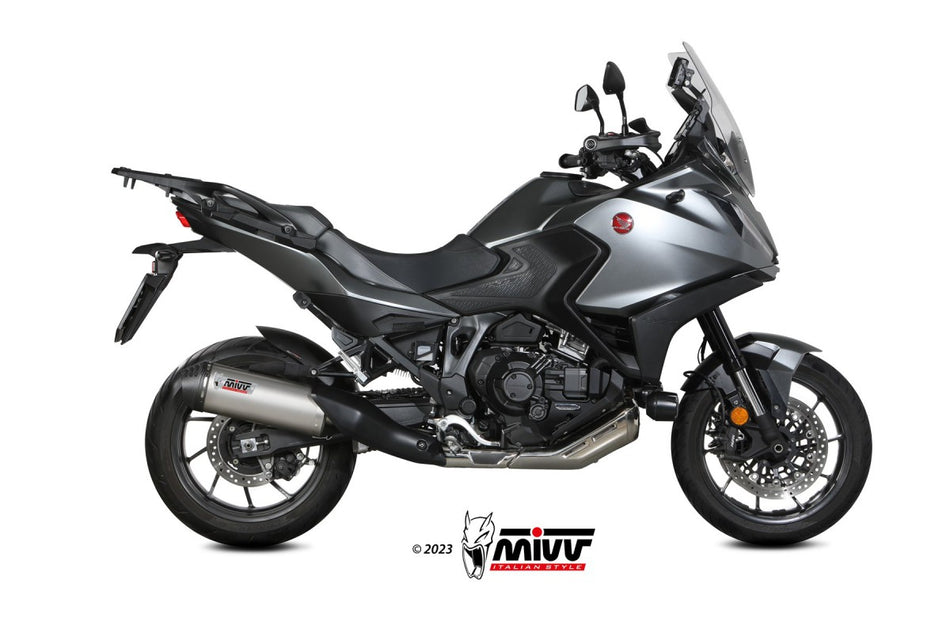 Slip-on Mivv Honda NT 1100 22- oval titan