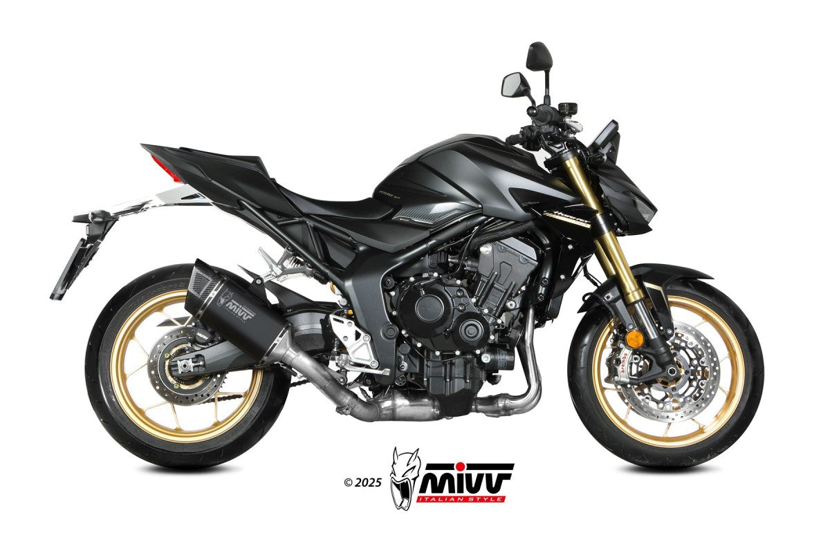 MIVV Slip-On honda CB hornet 1000 24- SR-1 black titan
