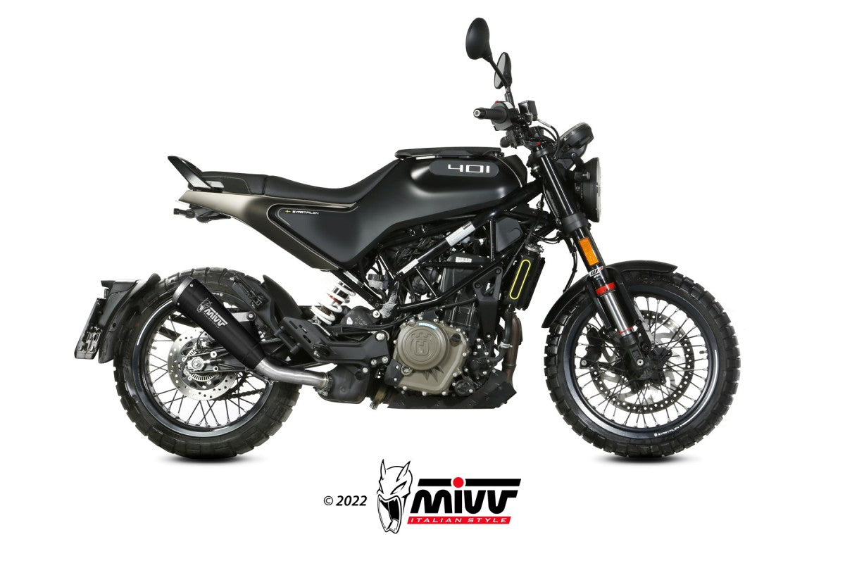 MIVV Husqvarna svartpilen/vitpilen 401 21- ghibli steel black