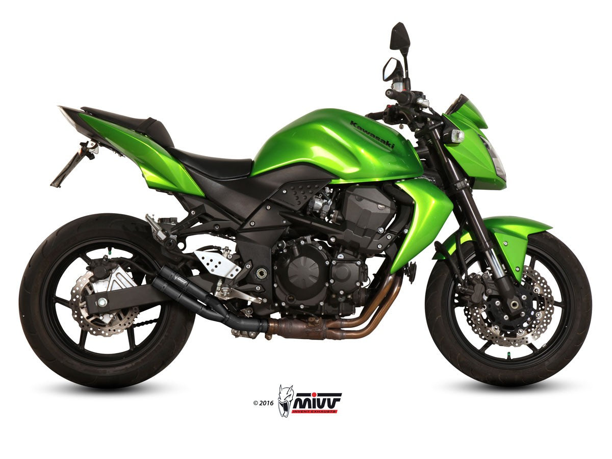 MIVV Kawasaki Z 750 07- double GUN steel black