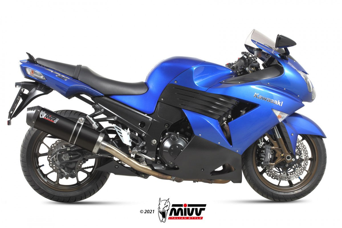 MIVV Kawasaki ZZR 1400 08-11 oval carbon (C)