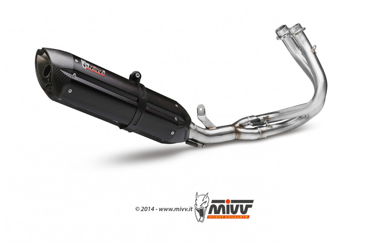 MIVV Kawasaki ER-6N/F 12- Kompl 2/1 suono steel black