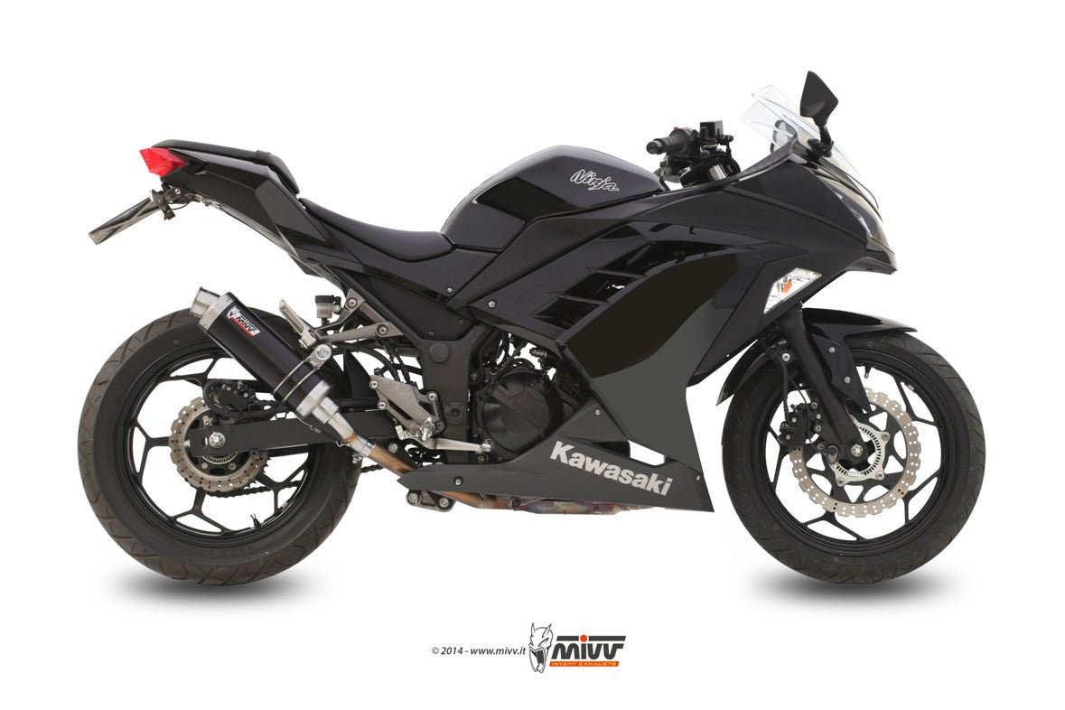 MIVV Kawasaki ninja 300 13-/ Z300 15-16 GP steel black