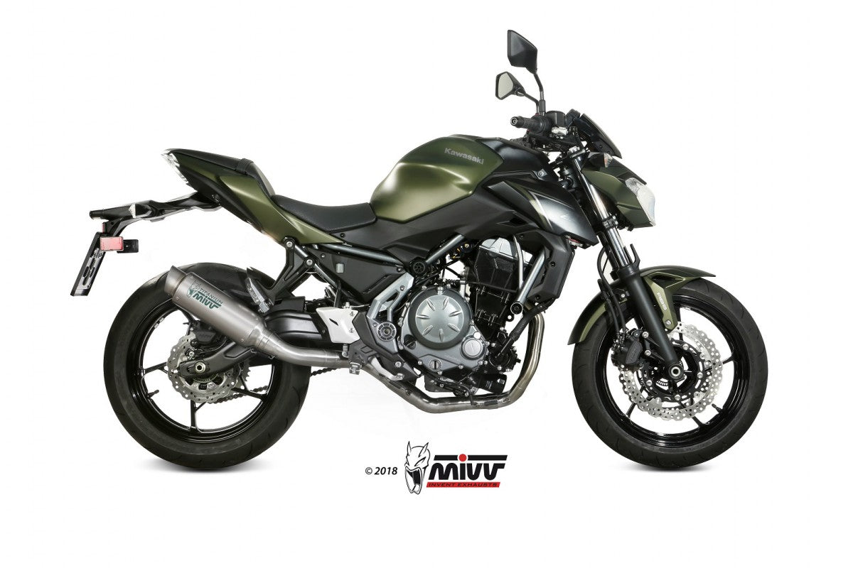 MIVV Kawasaki Z 650 (17-23) kompl 2x1 GP PRO titan