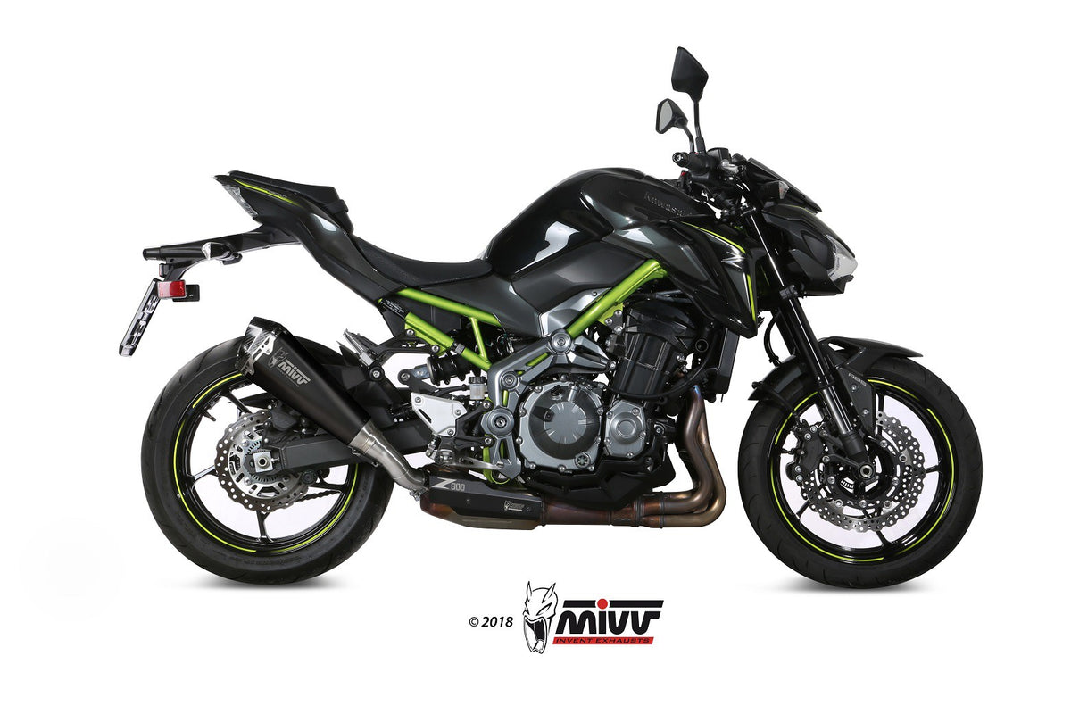 MIVV Kawasaki Z 900 (17-19) Slip-on delta race steel black