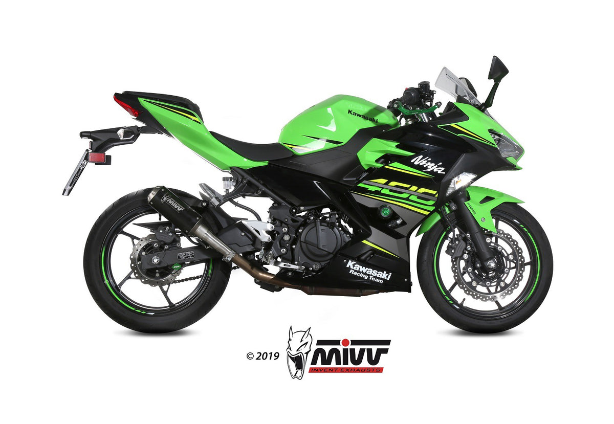 MIVV Kawasaki Z 400/Ninja 400 18- MK3 steel black