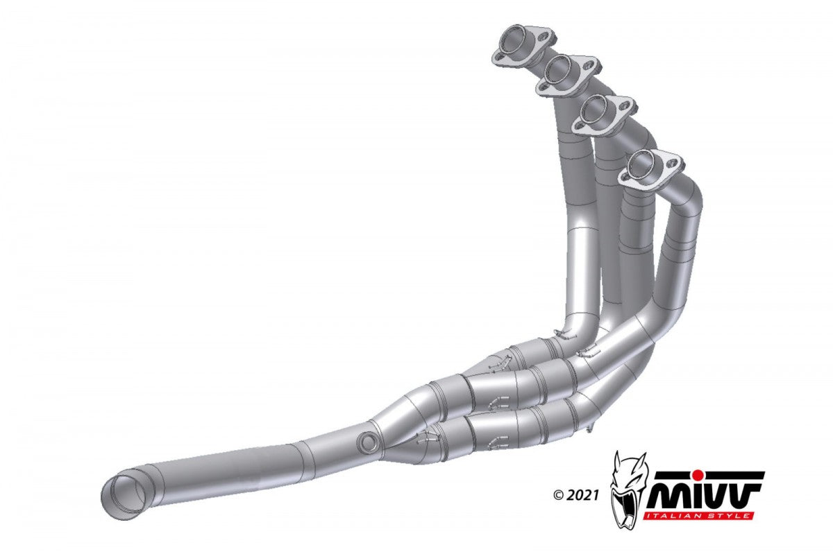 MIVV Kawasaki ninja 1000 SX 20- no-kat pipe